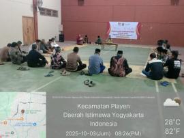 Pemerintah Kalurahan Ngunut Menggelar Malam Tirakatan Dumadining Kabupaten Gunungkidul Ke 195